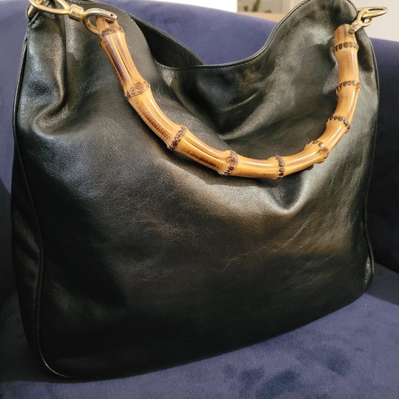 *SOLD* Gucci Bamboo Hobo - Picture 1 of 13